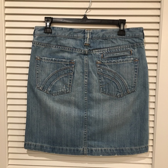 Fossil Vintage Distress Jean Skirt - Picture 3 of 5